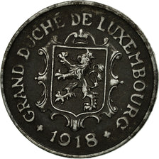 Coin, Luxembourg, Charlotte, 10 Centimes, 1918, EF(40-45), Iron, KM:31