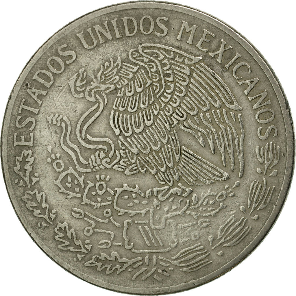 Moneta, Messico, Peso, 1971, Mexico City, MB, Rame-nichel, KM:460