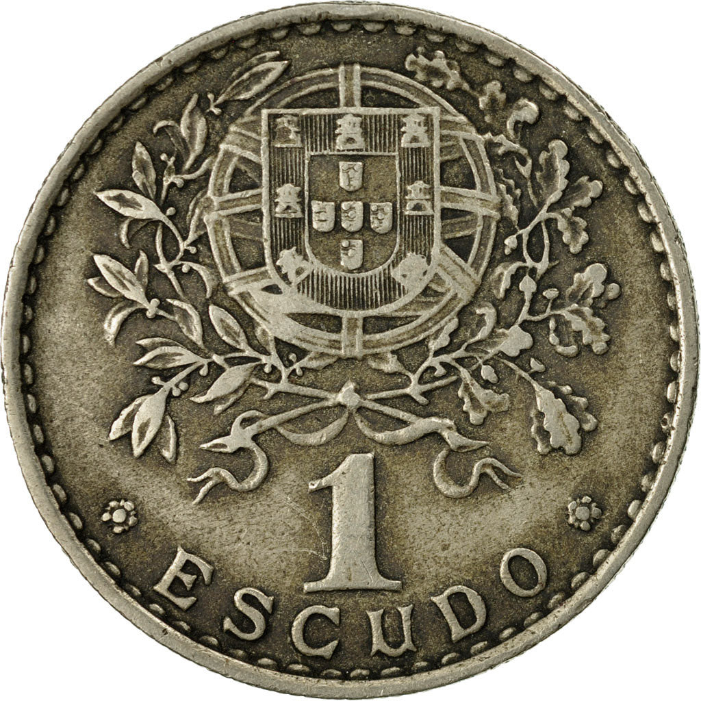Coin, Portugal, Escudo, 1957, F(12-15), Copper-nickel, KM:578