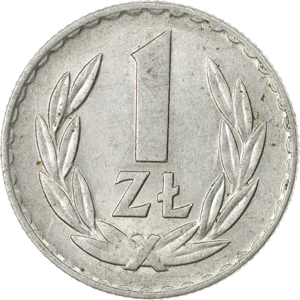 Moneta, Polonia, Zloty, 1969, Warsaw, MB+, Alluminio, KM:49.1