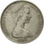 Coin, New Zealand, Elizabeth II, 10 Cents, 1977, EF(40-45), Copper-nickel