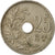 Moneta, Belgia, 25 Centimes, 1928, EF(40-45), Miedź-Nikiel, KM:68.1
