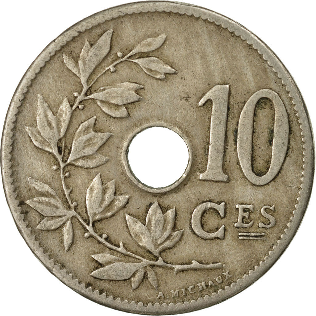Coin, Belgium, 10 Centimes, 1904, VF(30-35), Copper-nickel, KM:52