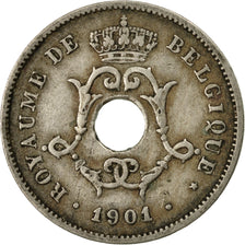 Coin, Belgium, 10 Centimes, 1901, EF(40-45), Copper-nickel, KM:48