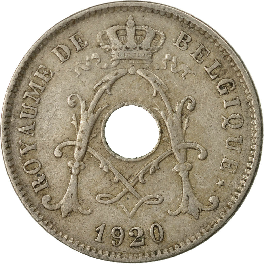 Coin, Belgium, 10 Centimes, 1920, VF(30-35), Copper-nickel, KM:85.2
