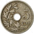 Coin, Belgium, 5 Centimes, 1906, VF(30-35), Copper-nickel, KM:54