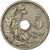 Moneta, Belgia, 5 Centimes, 1910, VF(30-35), Miedź-Nikiel, KM:66