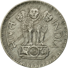 Coin, INDIA-REPUBLIC, Rupee, 1976, EF(40-45), Copper-nickel, KM:78.1
