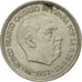 Moneta, Spagna, Caudillo and regent, 5 Pesetas, 1975, MB, Rame-nichel, KM:786