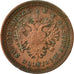Coin, Austria, Franz Joseph I, Kreuzer, 1851, AU(55-58), Copper, KM:2185