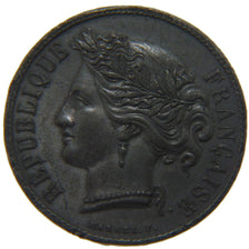 France, 10 Centimes, Concours de Marrel, 1848, Paris, Pattern, Tin, AU(50-53)
