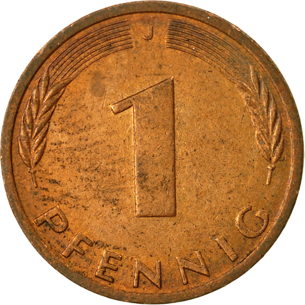 Moneta, GERMANIA - REPUBBLICA FEDERALE, Pfennig, 1991, Hambourg, MB, Acciaio