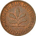 Monnaie, République fédérale allemande, Pfennig, 1976, Karlsruhe, TB+, Copper