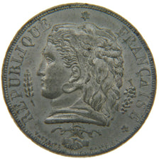 France, 10 Centimes, Concours de Vauthier-Galle, 1848, Paris, Pattern, Tin