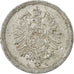 Coin, GERMANY - EMPIRE, Wilhelm II, Pfennig, 1917, Berlin, VF(20-25), Aluminum
