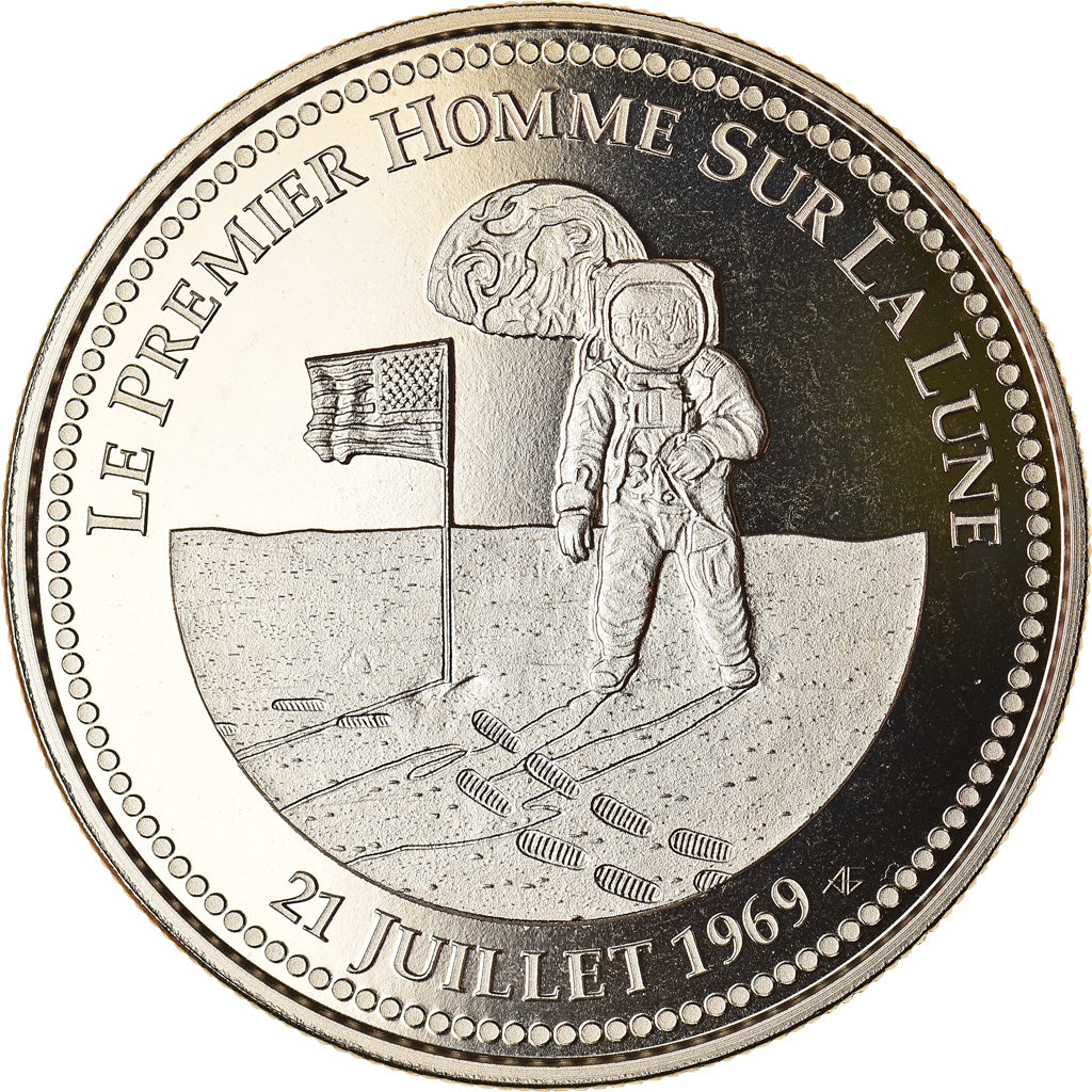 France, Medal, Apollo 11, Le Premier Homme sur la Lune, Sciences & Technologies
