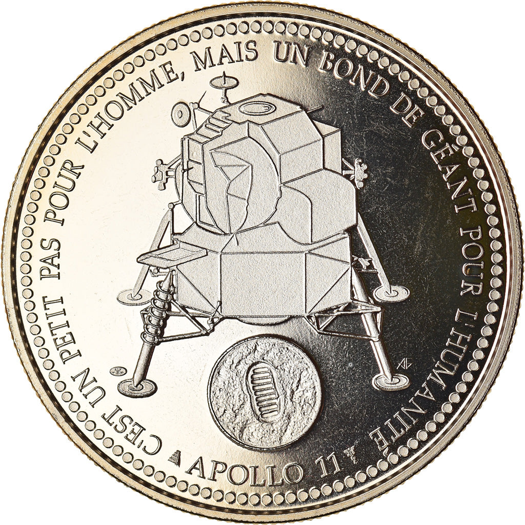 France, Medal, Apollo 11, Le Premier Homme sur la Lune, Sciences & Technologies