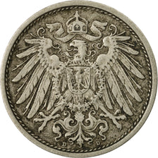 Coin, GERMANY - EMPIRE, Wilhelm II, 10 Pfennig, 1908, Munich, EF(40-45)