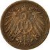 Moneda, ALEMANIA - IMPERIO, Wilhelm II, Pfennig, 1900, Stuttgart, MBC, Cobre