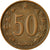 Moneda, Checoslovaquia, 50 Haleru, 1963, MBC, Bronce, KM:55.1