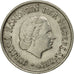 Coin, Netherlands, Juliana, 25 Cents, 1961, VF(20-25), Nickel, KM:183