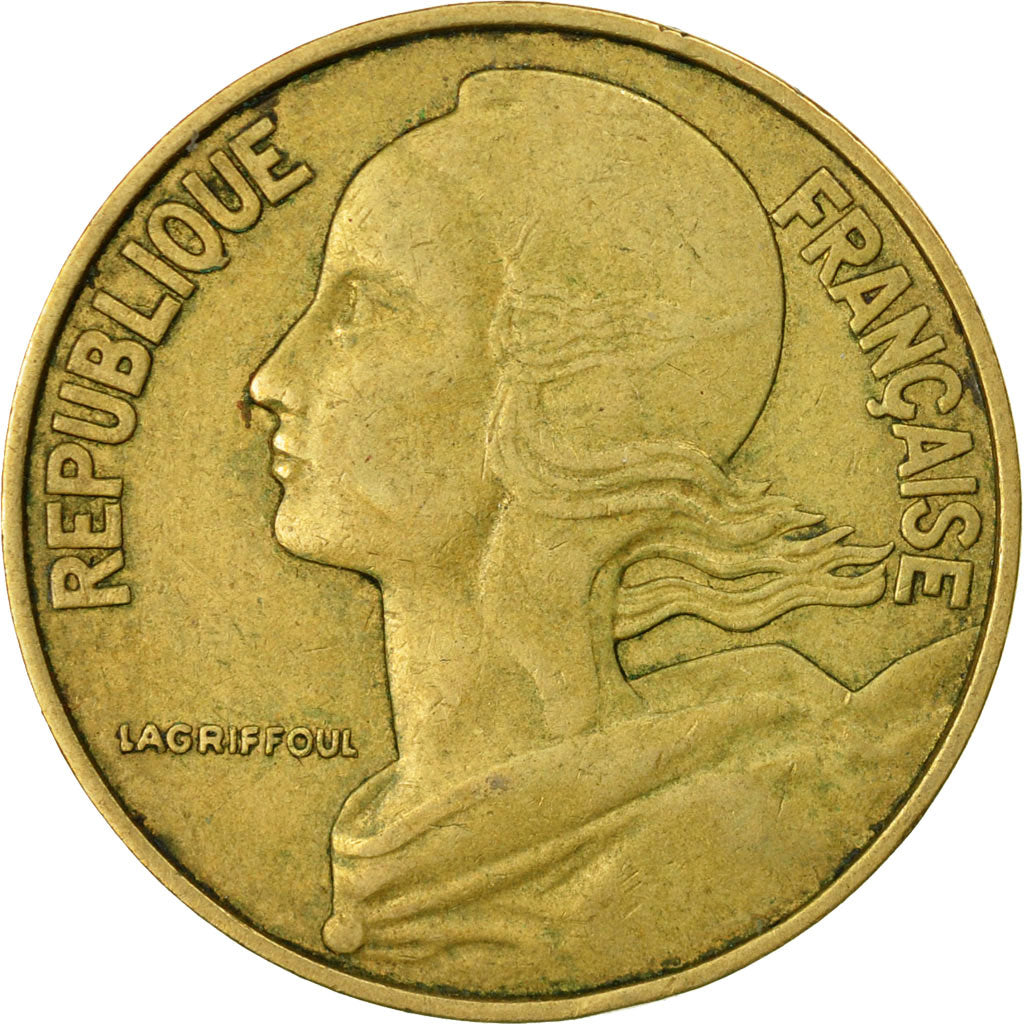 Coin, France, Marianne, 20 Centimes, 1972, Paris, VF(30-35), Aluminum-Bronze