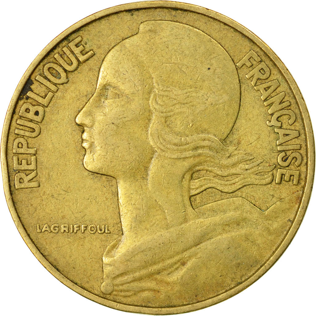 Coin, France, Marianne, 20 Centimes, 1963, Paris, VF(30-35), Aluminum-Bronze