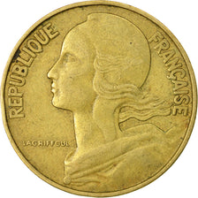 Coin, France, Marianne, 20 Centimes, 1963, Paris, VF(30-35), Aluminum-Bronze