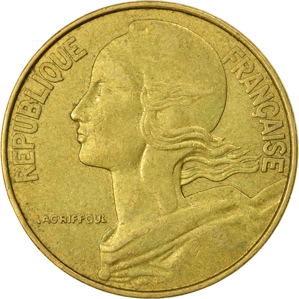 Coin, France, Marianne, 20 Centimes, 1976, Paris, VF(30-35), Aluminum-Bronze
