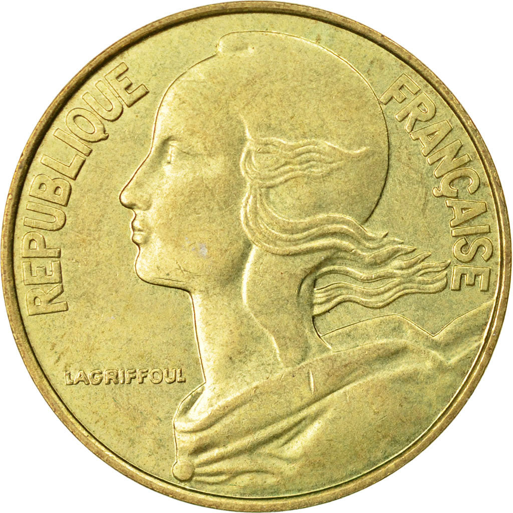 Münze, Frankreich, Marianne, 20 Centimes, 1987, Paris, S+, Aluminum-Bronze