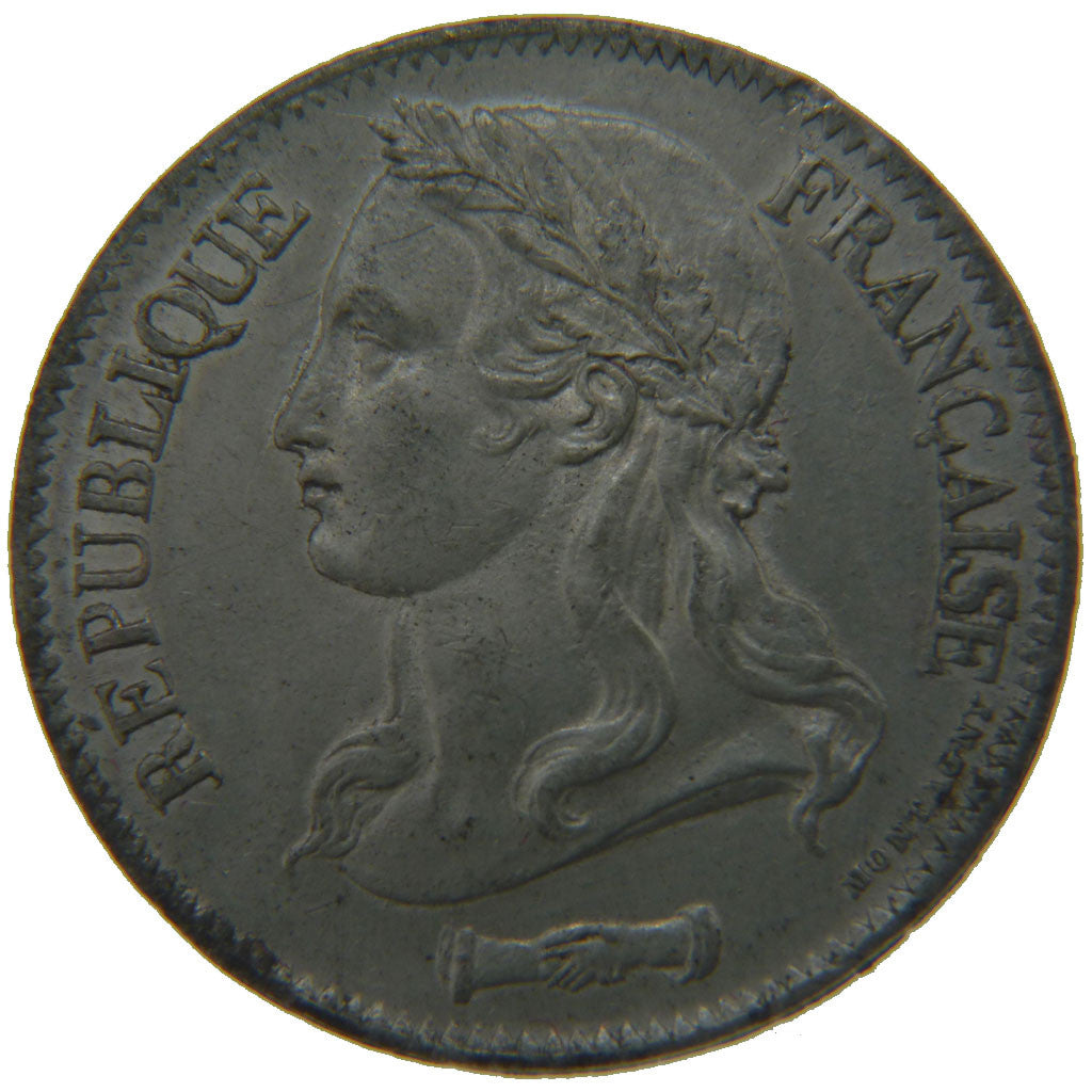 France, 10 Centimes, Concours de Montagny, 1848, Paris, Pattern, Tin, AU(55-58)