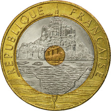Coin, France, Mont Saint Michel, 20 Francs, 1994, Paris, EF(40-45)