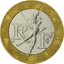 Moneta, Francia, Génie, 10 Francs, 1992, Paris, BB, Bi-metallico, KM:964.1, Le
