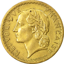 Coin, France, Lavrillier, 5 Francs, 1945, Castelsarrasin, EF(40-45)