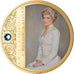 Reino Unido, medalla, Portrait of a Princess, Diana, FDC, Copper Gilt