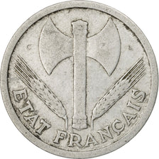 Coin, France, Bazor, 2 Francs, 1944, Castelsarrasin, VF(20-25), Aluminum