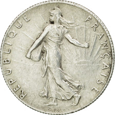 Coin, France, Semeuse, 50 Centimes, 1917, Paris, EF(40-45), Silver, KM:854, Le