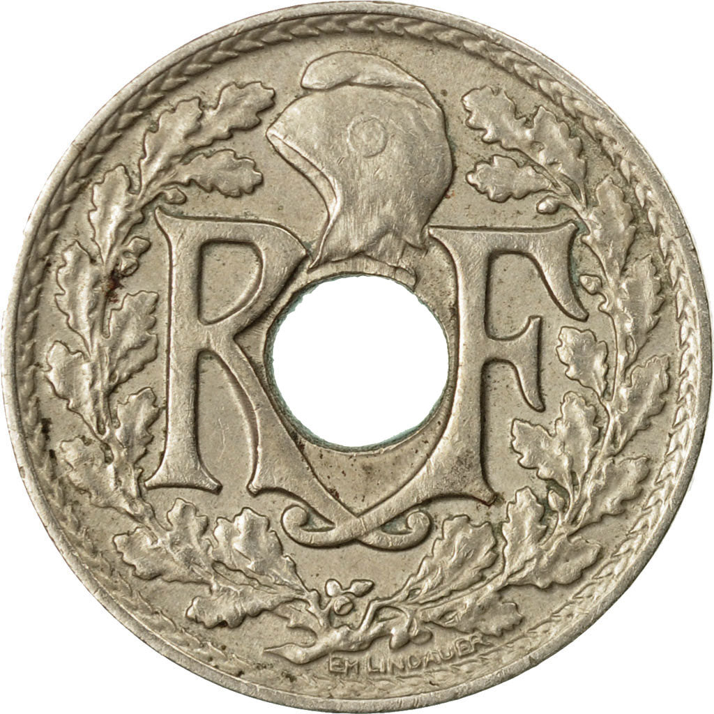 Coin, France, Lindauer, 5 Centimes, 1939, Paris, EF(40-45), Nickel-Bronze