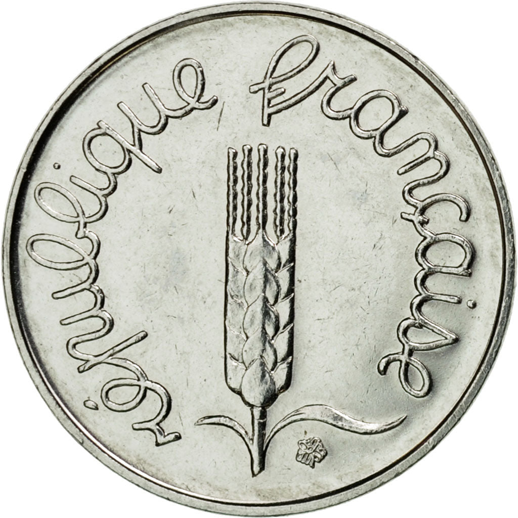 Coin, France, Épi, Centime, 1990, Paris, MS(63), Stainless Steel, KM:928