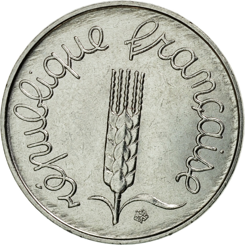 Moneta, Francja, Épi, Centime, 1988, Paris, MS(63), Stal nierdzewna, KM:928, Le