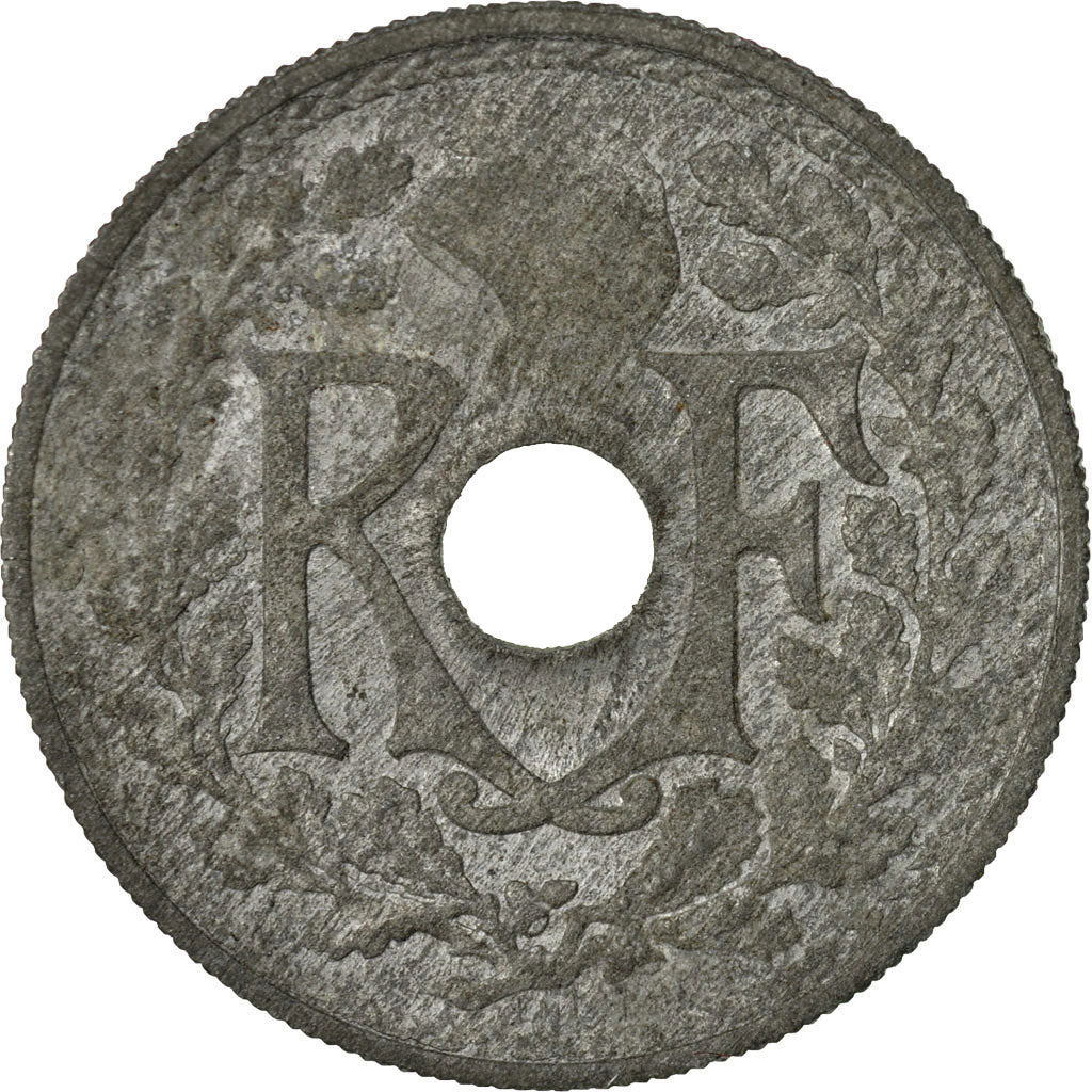 Coin, France, Lindauer, 20 Centimes, 1946, Beaumont - Le Roger, VF(20-25), Zinc