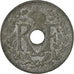Coin, France, Lindauer, 20 Centimes, 1946, Beaumont - Le Roger, VF(20-25), Zinc