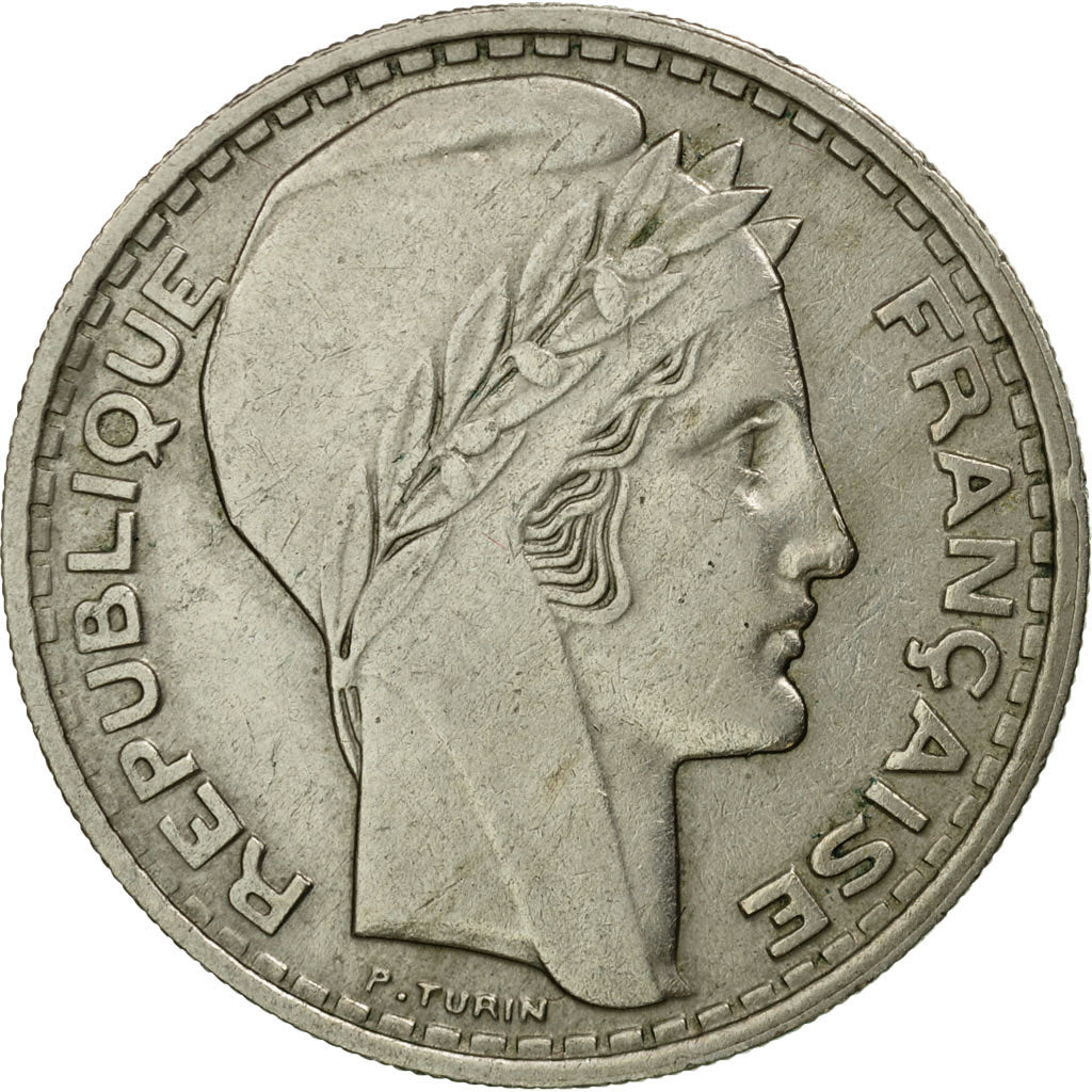 Monnaie, France, Turin, 10 Francs, 1945, Paris, TTB, Copper-nickel, KM:908.1, Le