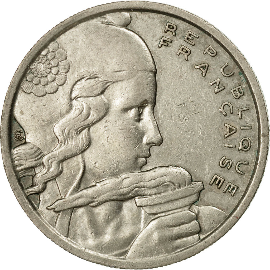 Münze, Frankreich, Cochet, 100 Francs, 1957, SS, Copper-nickel, KM:919.1, Le
