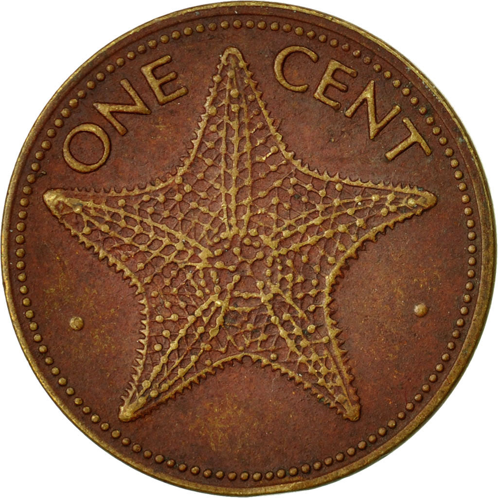 Coin, Bahamas, Elizabeth II, Cent, 1974, Franklin Mint, U.S.A., EF(40-45)