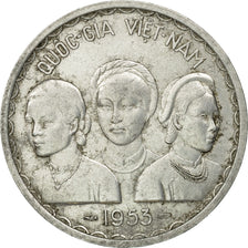 Coin, Vietnam, STATE OF SOUTH VIET NAM, 50 Xu, 1953, Paris, EF(40-45), Aluminum