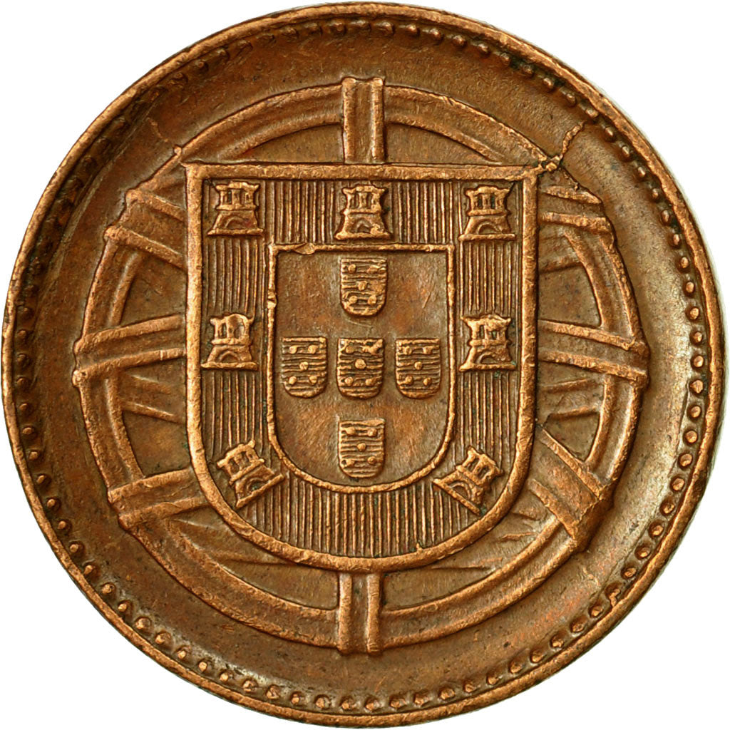 Coin, Portugal, Centavo, 1918, EF(40-45), Bronze, KM:565