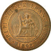Coin, FRENCH INDO-CHINA, Cent, 1892, Paris, EF(40-45), Bronze, KM:1