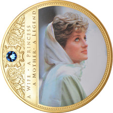 Reino Unido, Medal, Portrait of a Princess, Diana, MS(65-70), Cobre Dourado