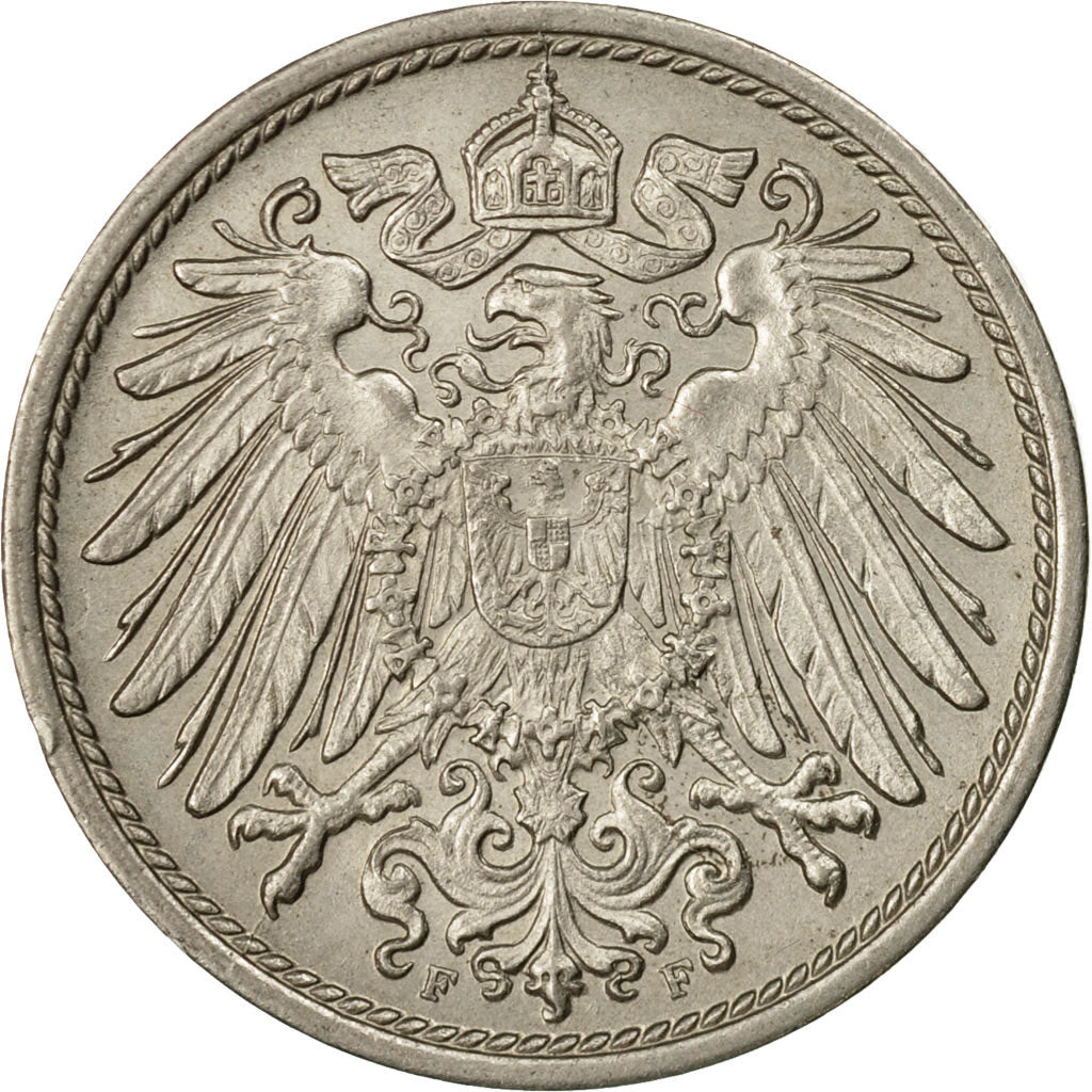 Coin, GERMANY - EMPIRE, Wilhelm II, 10 Pfennig, 1904, Stuttgart, EF(40-45)